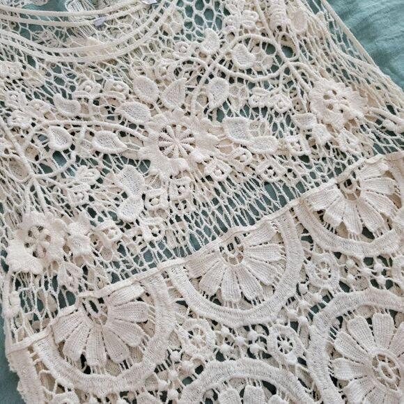 Crochet Tank Cream S - Picture 4 of 6